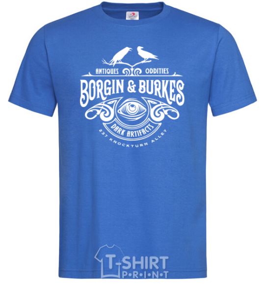 Men's T-Shirt Borgin and burkes Harry Potter royal-blue фото
