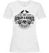 Women's T-shirt Borgin and burkes Harry Potter White фото