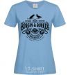 Women's T-shirt Borgin and burkes Harry Potter sky-blue фото