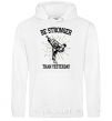 Men`s hoodie Strongest White фото