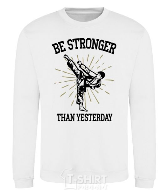 Sweatshirt Strongest White фото