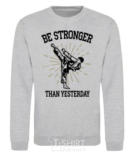 Sweatshirt Strongest sport-grey фото