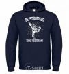 Men`s hoodie Strongest navy-blue фото