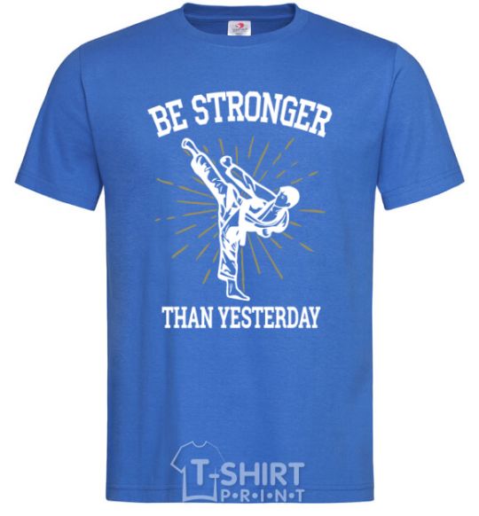 Men's T-Shirt Strongest royal-blue фото