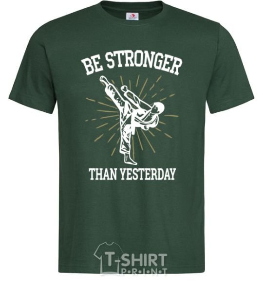 Men's T-Shirt Strongest bottle-green фото