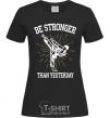 Women's T-shirt Strongest black фото