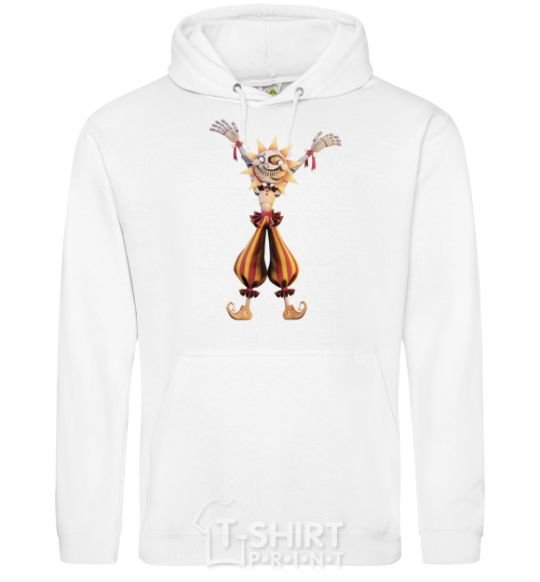 Men`s hoodie Five Nights at Freddys Sun White фото