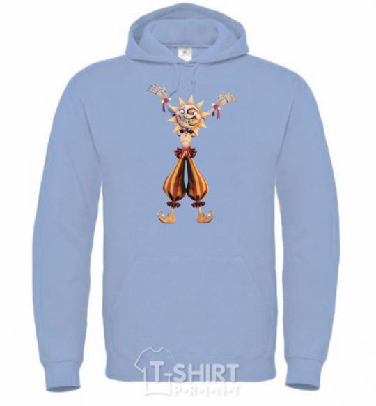 Men`s hoodie Five Nights at Freddys Sun sky-blue фото