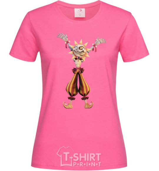 Женская футболка Five Nights at Freddys Sun Ярко-розовый фото