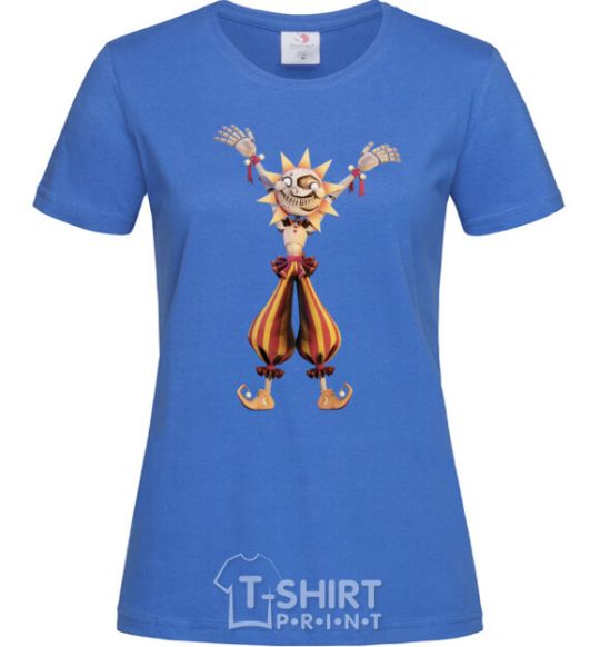 Women's T-shirt Five Nights at Freddys Sun royal-blue фото