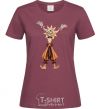 Women's T-shirt Five Nights at Freddys Sun burgundy фото