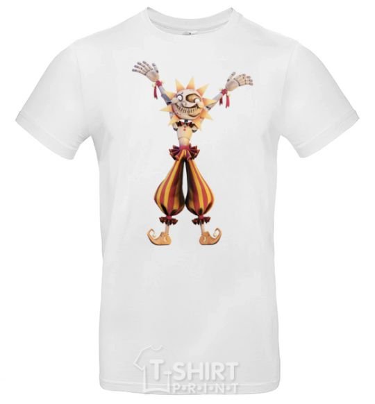 Men's T-Shirt Five Nights at Freddys Sun White фото