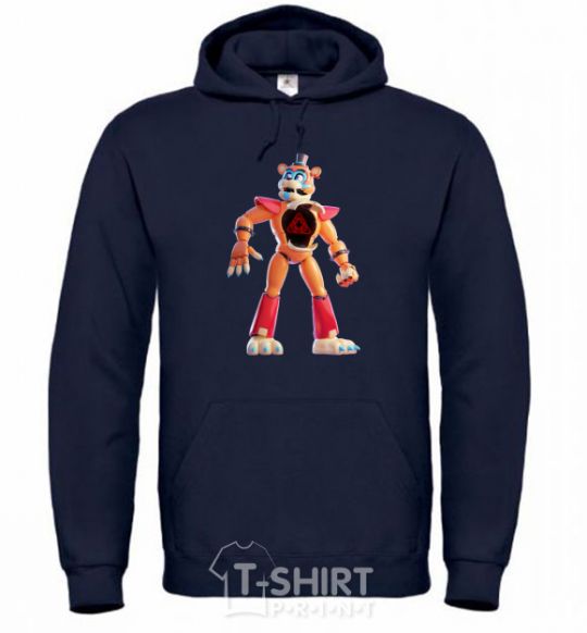 Men`s hoodie FNAF Funko navy-blue фото