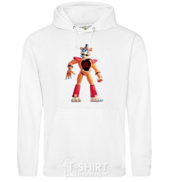 Men`s hoodie FNAF Funko White фото