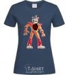 Women's T-shirt FNAF Funko navy-blue фото