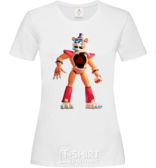 Women's T-shirt FNAF Funko White фото