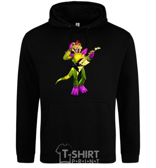 Men`s hoodie Glamrock Monty 5 Nights with Freddy black фото