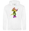 Men`s hoodie Glamrock Monty 5 Nights with Freddy White фото