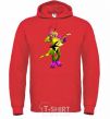 Men`s hoodie Glamrock Monty 5 Nights with Freddy bright-red фото