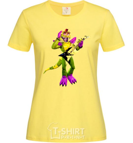 Women's T-shirt Glamrock Monty 5 Nights with Freddy cornsilk фото