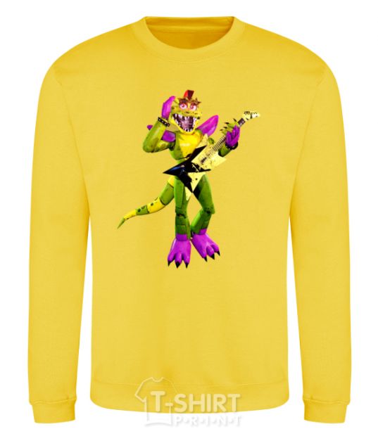 Sweatshirt Glamrock Monty 5 Nights with Freddy yellow фото