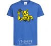 Детская футболка Золотой Фредди Ярко-синий фото