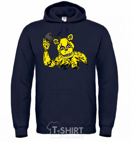 Men`s hoodie Golden Freddy navy-blue фото