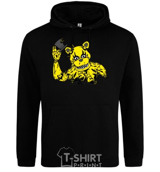 Men`s hoodie Golden Freddy black фото