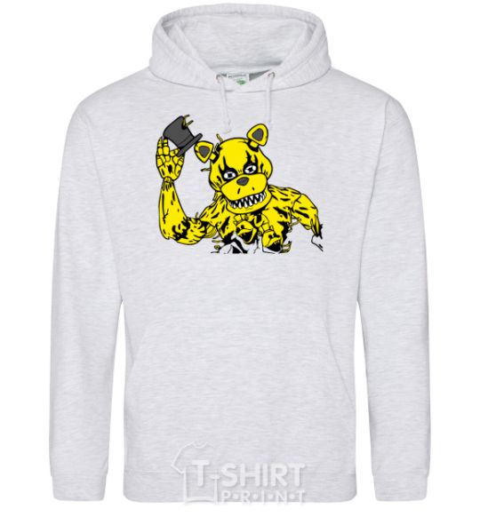 Men`s hoodie Golden Freddy sport-grey фото