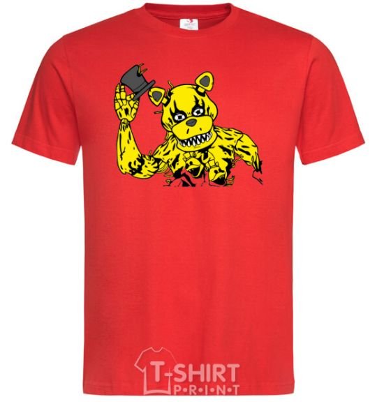 Men's T-Shirt Golden Freddy red фото