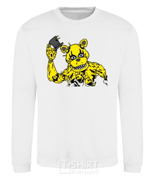 Sweatshirt Golden Freddy White фото