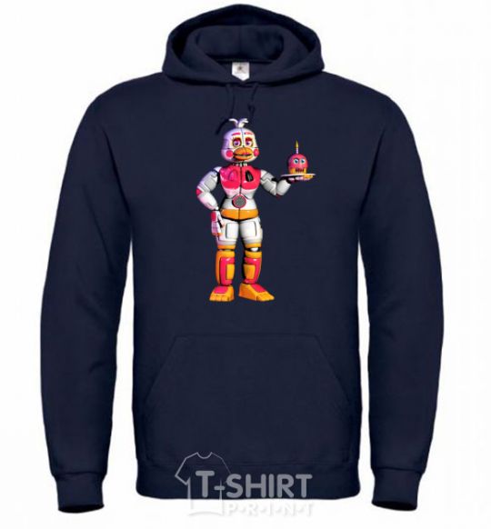 Men`s hoodie Chicka Fnaf navy-blue фото