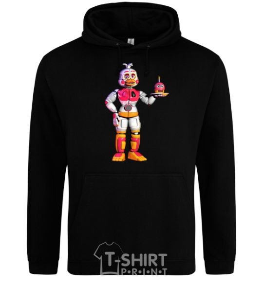 Men`s hoodie Chicka Fnaf black фото