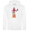 Men`s hoodie Chicka Fnaf White фото