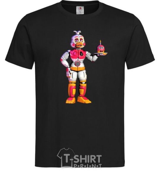 Men's T-Shirt Chicka Fnaf black фото