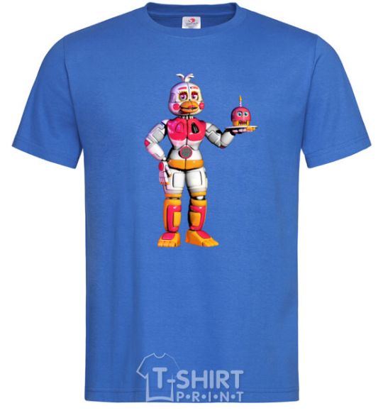 Men's T-Shirt Chicka Fnaf royal-blue фото