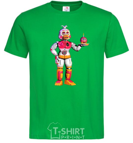 Men's T-Shirt Chicka Fnaf kelly-green фото