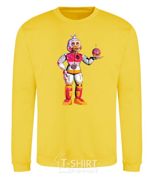 Sweatshirt Chicka Fnaf yellow фото