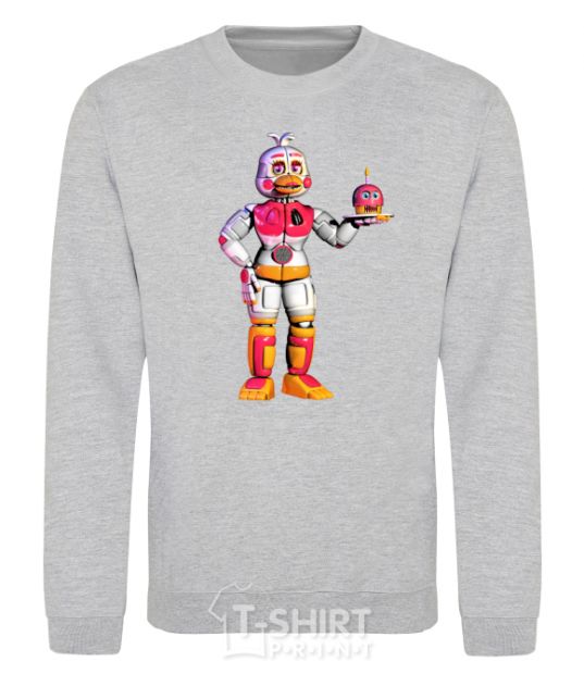 Sweatshirt Chicka Fnaf sport-grey фото