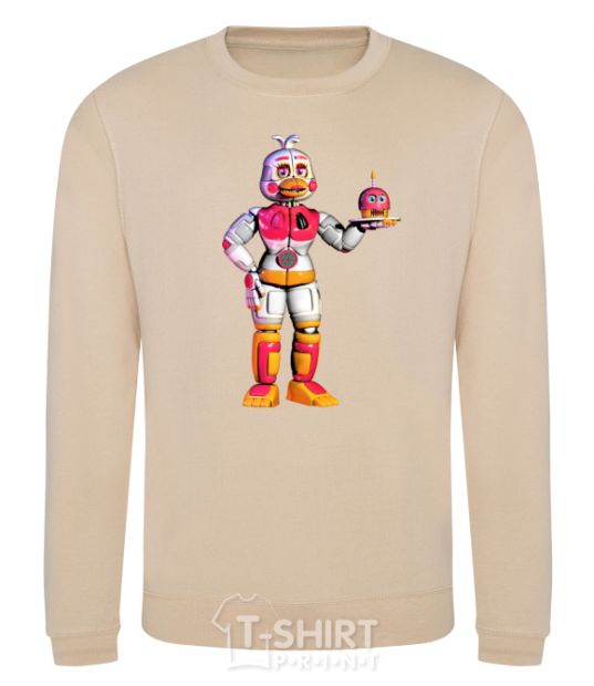 Sweatshirt Chicka Fnaf sand фото