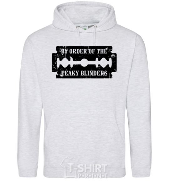 Men`s hoodie By order of the peakly blinders sport-grey фото