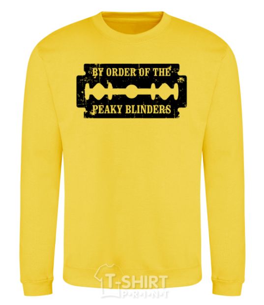 Sweatshirt By order of the peakly blinders yellow фото