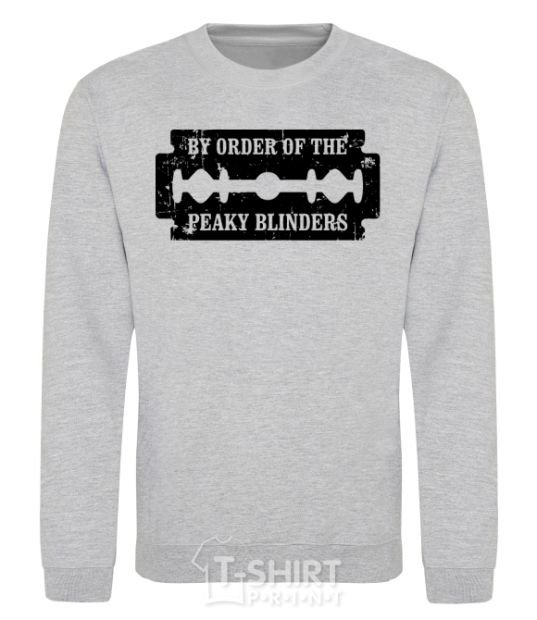 Sweatshirt By order of the peakly blinders sport-grey фото