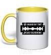 Mug with a colored handle By order of the peakly blinders yellow фото