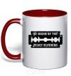 Mug with a colored handle By order of the peakly blinders red фото