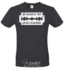 Men's T-Shirt By order of the peakly blinders dark-grey фото