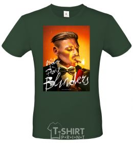 Men's T-Shirt Arthur Shelby Sharp Visors bottle-green фото