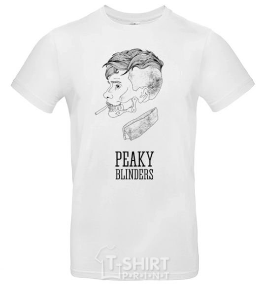 Men's T-Shirt Sharp visors are white White фото