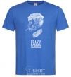 Men's T-Shirt Sharp visors are white royal-blue фото