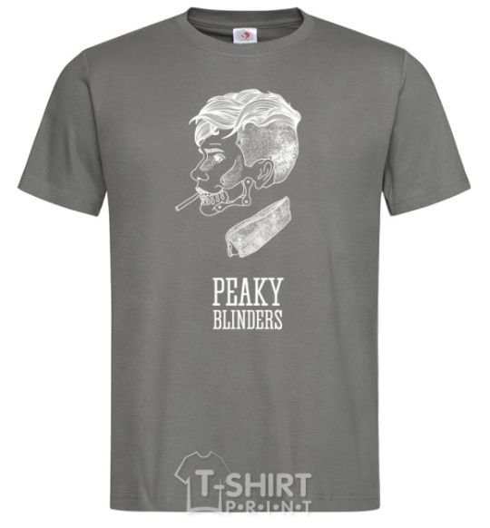 Men's T-Shirt Sharp visors are white dark-grey фото